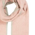 Clayre & Eef Châle d'hiver pour dames 38x190 cm Rose Textile