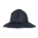Juleeze Damenhut Blau Stroh