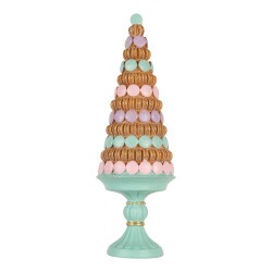 Clayre & Eef Decorazione di Natalizie Albero di Natale Ø 13x40 cm Verde Plastica