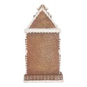 Clayre & Eef Gingerbread house with LED 17x15x35 cm Brown Plastic
