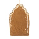 Clayre & Eef Christmas Ornament House 4x4x6 cm Brown Ceramic