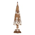 Clayre & Eef Decorazione Albero di Natale Ø 9x32 cm Marrone Plastica