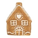 Clayre & Eef Lebkuchenhaus 6x4x7 cm Braun Keramik