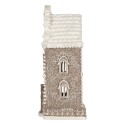 Clayre & Eef Lebkuchenhaus mit LED 17x15x35 cm Braun Kunststoff