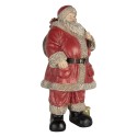 Clayre & Eef Beeld Kerstman 21x19x40 cm Rood Kunststof