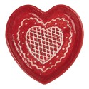 Clayre & Eef Dinner Plate Gingerbread house 17x17x3 cm Red Ceramic