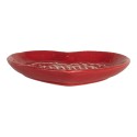Clayre & Eef Dinner Plate Gingerbread house 17x17x3 cm Red Ceramic