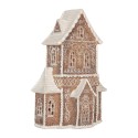 Clayre & Eef Maison en pain d'épices avec LED 16x8x23 cm Marron Plastique