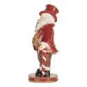 Clayre & Eef Decorazione di Natalizie Albero di Natale 12x9x21 cm Rosso Plastica