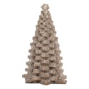 Clayre & Eef Decoratie Kerstboom 15x14x25 cm Bruin Kunststof
