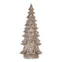 Clayre & Eef Decorazione Albero di Natale 14x13x30 cm Marrone Plastica