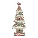 Clayre & Eef Decorazione Albero di Natale 3xAAA Marrone Plastica