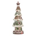 Clayre & Eef Decorazione Albero di Natale 3xAAA Marrone Plastica