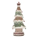 Clayre & Eef Decorazione Albero di Natale 3xAAA Marrone Plastica