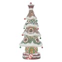 Clayre & Eef Decorazione Albero di Natale 3xAAA Marrone Plastica