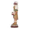 Clayre & Eef Kerstdecoratie Beeld Notenkraker 3xAAA Bruin Kunststof