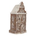 Clayre & Eef Gingerbread house met LED 3 x AAA Bruin Kunststof