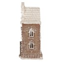 Clayre & Eef Gingerbread house met LED 3 x AAA Bruin Kunststof