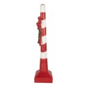 Clayre & Eef Kerstdecoratie Zuurstok 25x18x83 cm Rood Kunststof