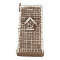 Clayre & Eef Gingerbread house with LED 17x10x18 cm Brown Plastic