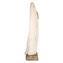 Clayre & Eef Decorazione di Natalizie Angelo 19x10x40 cm Beige Plastica