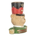 Clayre & Eef Portacarte Orso 9x6x10 cm Marrone Plastica