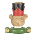 Clayre & Eef Portacarte Orso 9x6x10 cm Marrone Plastica