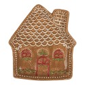 Clayre & Eef 17x17x3 cm Brown Ceramic