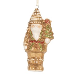 Clayre & Eef Christmas Ornament Nutcracker 6x4x10 cm Brown Ceramic