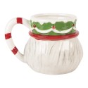 Clayre & Eef Tazza 550 ml Beige Ceramica Natale