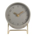 Gabriël Table Clock 1xAA Grey Metal