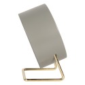 Gabriël Table Clock 1xAA Grey Metal