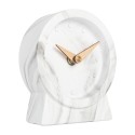 Gabriël Table Clock 1xAA White Metal