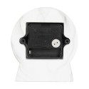 Gabriël Table Clock 1xAA White Metal