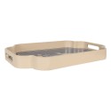 Clayre & Eef Vassoio set van 2 Blu Legno