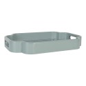 Clayre & Eef Vassoio set van 2 Blu Legno