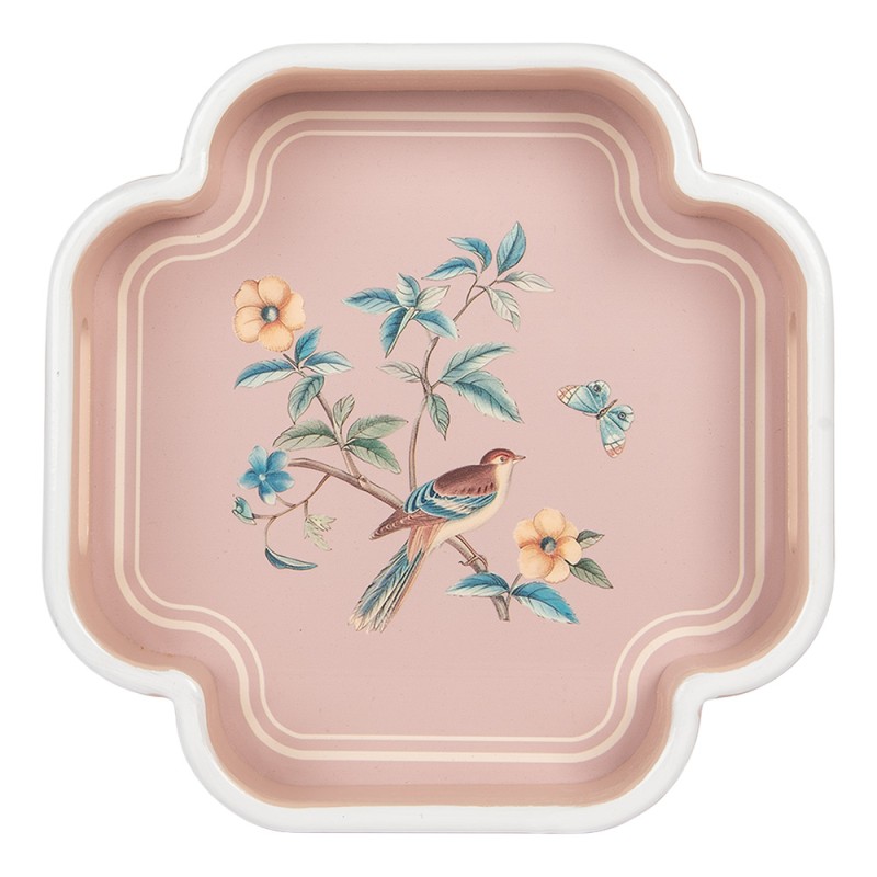 Clayre & Eef Vassoio Beige Legno
