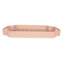 Clayre & Eef Vassoio set van 2 Grigio Legno Fiori