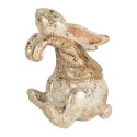 Clayre & Eef Statuetta decorativa Coniglio 6x6x7 cm Beige Plastica