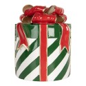 Clayre & Eef Statuetta decorativa di Natale Regalo Ø 21x25 cm Verde Plastica