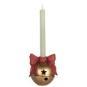 Clayre & Eef Candelabro 13x12x13 cm Color oro Plastica