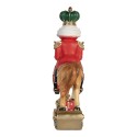 Clayre & Eef Statuetta decorativa di Natale Schiaccianoci 24x8x31 cm Marrone Plastica