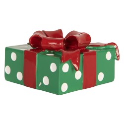 Clayre & Eef Candelabro 10x10x6 cm Verde Plastica