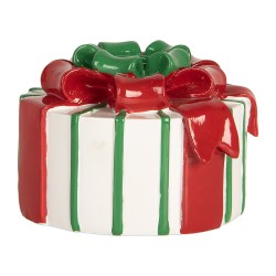 Clayre & Eef Candelabro 12x11x7 cm Bianco Plastica
