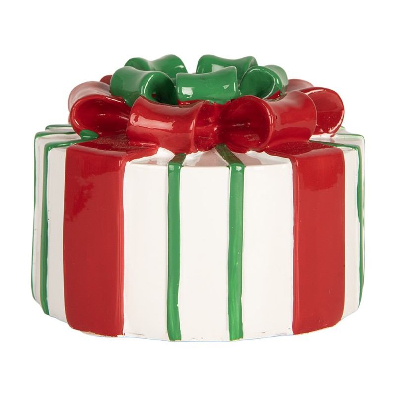 Clayre & Eef Candelabro 12x11x7 cm Bianco Plastica