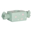 Clayre & Eef Candelabro 14x6x4 cm Blu Plastica