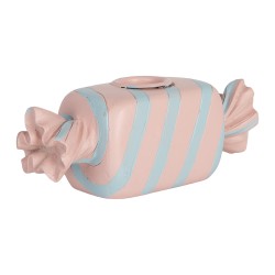 Clayre & Eef Candelabro 14x5x5 cm Rosa Plastica