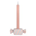 Clayre & Eef Candelabro 14x5x5 cm Rosa Plastica