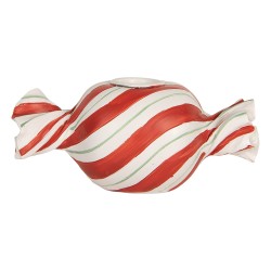 Clayre & Eef Candelabro 14x7x6 cm Rosso Plastica