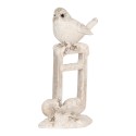 Clayre & Eef Decorazione Uccello 8x4x13 cm Beige Poliresina